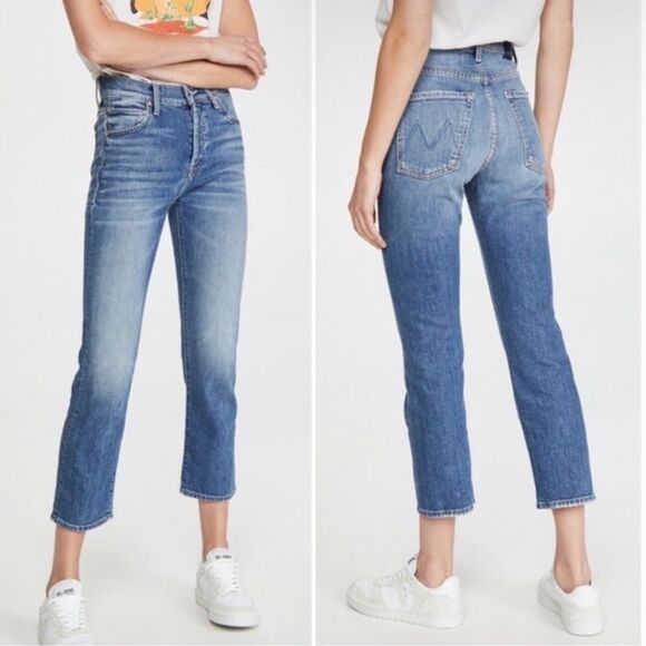 Mother Denim The Scrapper Ankle Jeans in Cowboys Don't Cry size 26 - Picture 1 of 10
